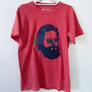 Father John Misty band tee oil Urban Outfitters